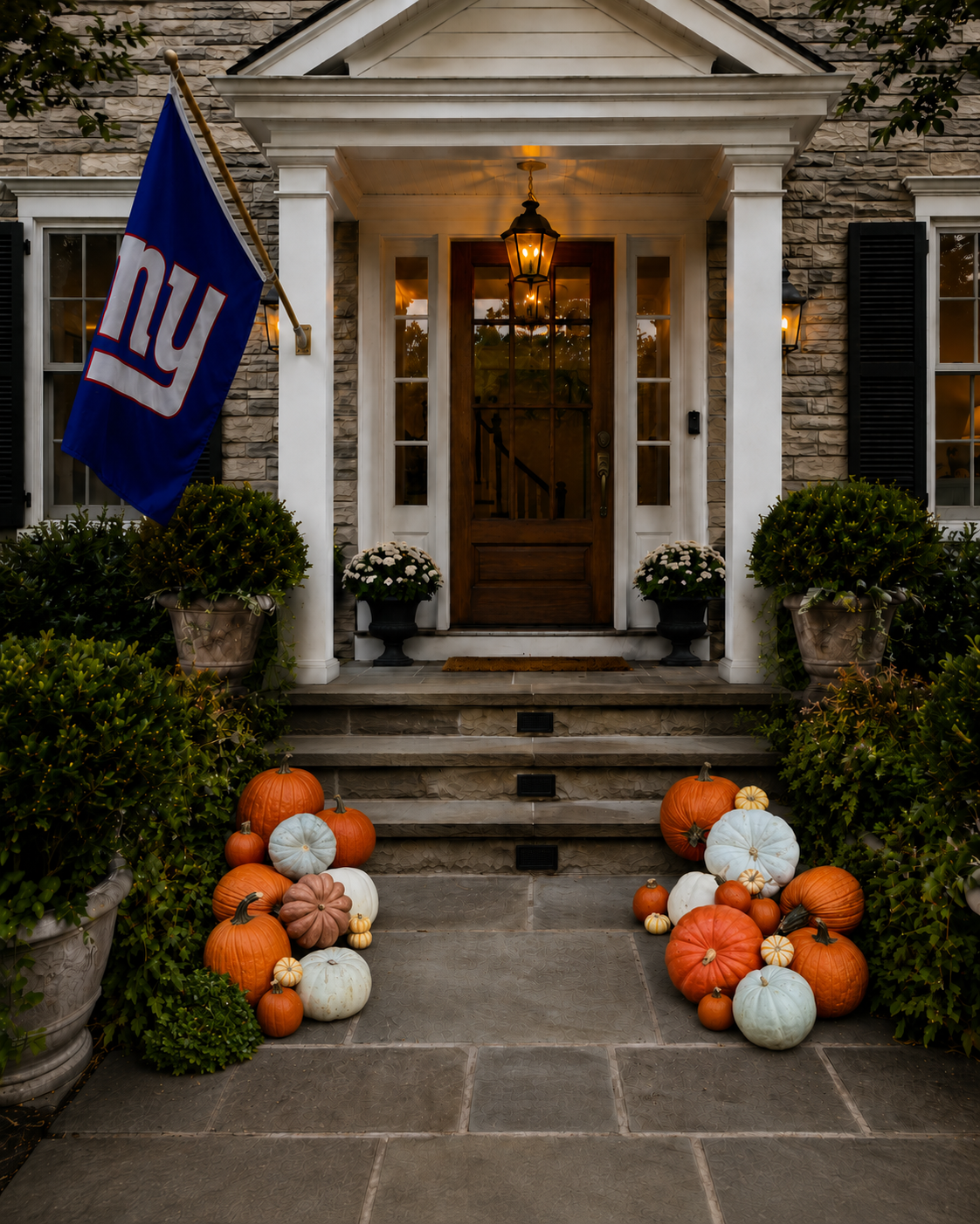 Package #4 pumpkin porch display