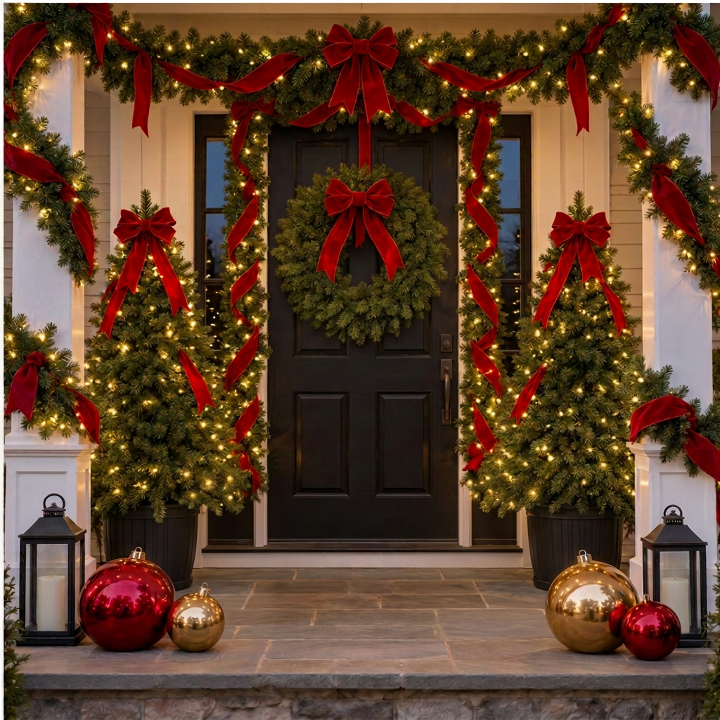 Winter Wonderland porch display
